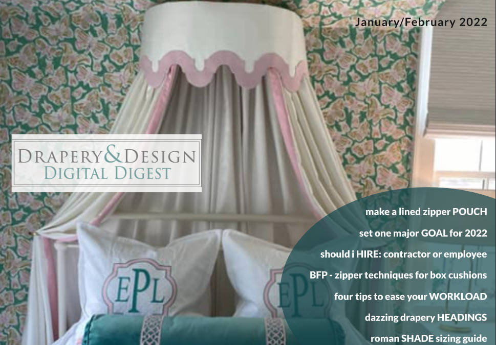 Drapery & Design Digital Digest January/February 2022